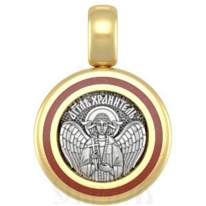 нательная икона святая мученица ника коринфская, серебро 925 проба с золочением и эмалью (арт. 01.505)
